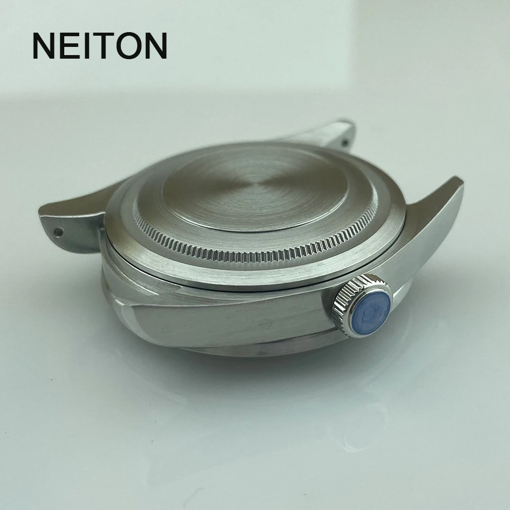 NEITON 39mm Sapphire glass watch case fixed bezel NH35 NH36 NH34