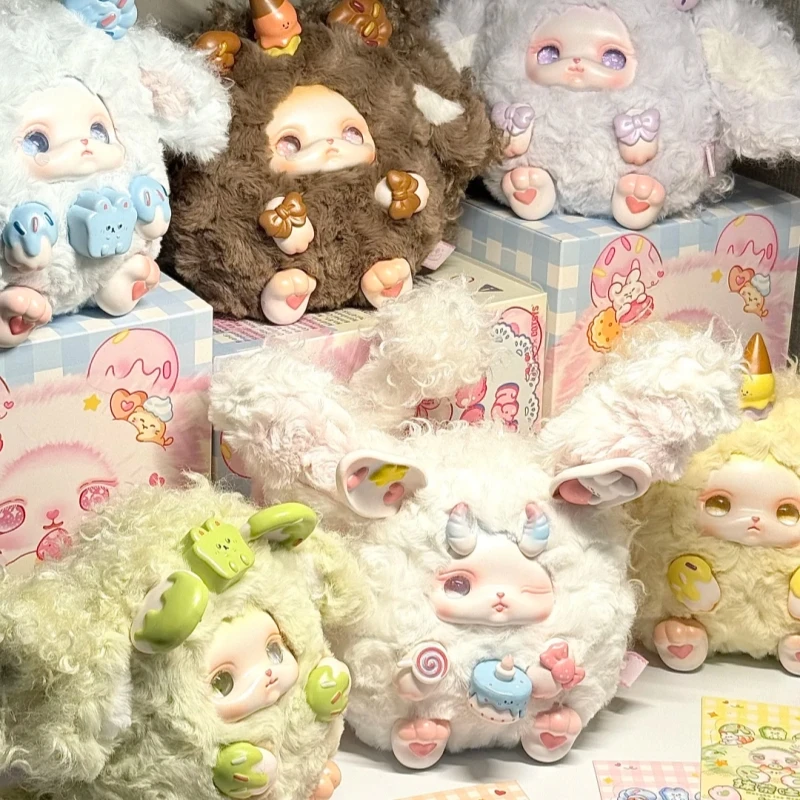 

Genuine LOLOAN Dessert Series Plush Blind Box Toys Kawaii Anime Action Figure Caixa Caja Surprise Mystery Box Dolls Girls Gifts
