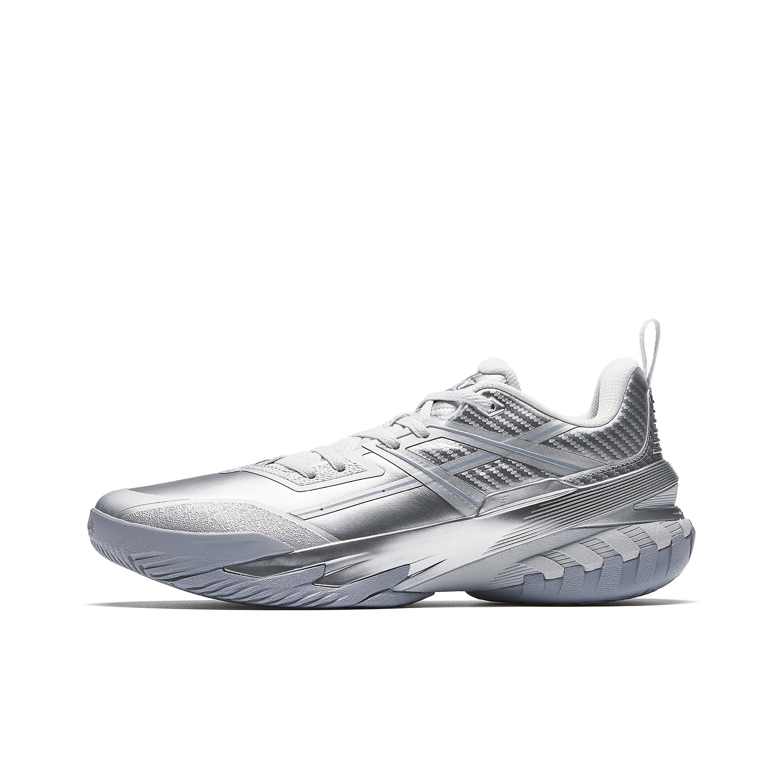 Anta Basketball Shoes Men's Silver 912611602-5