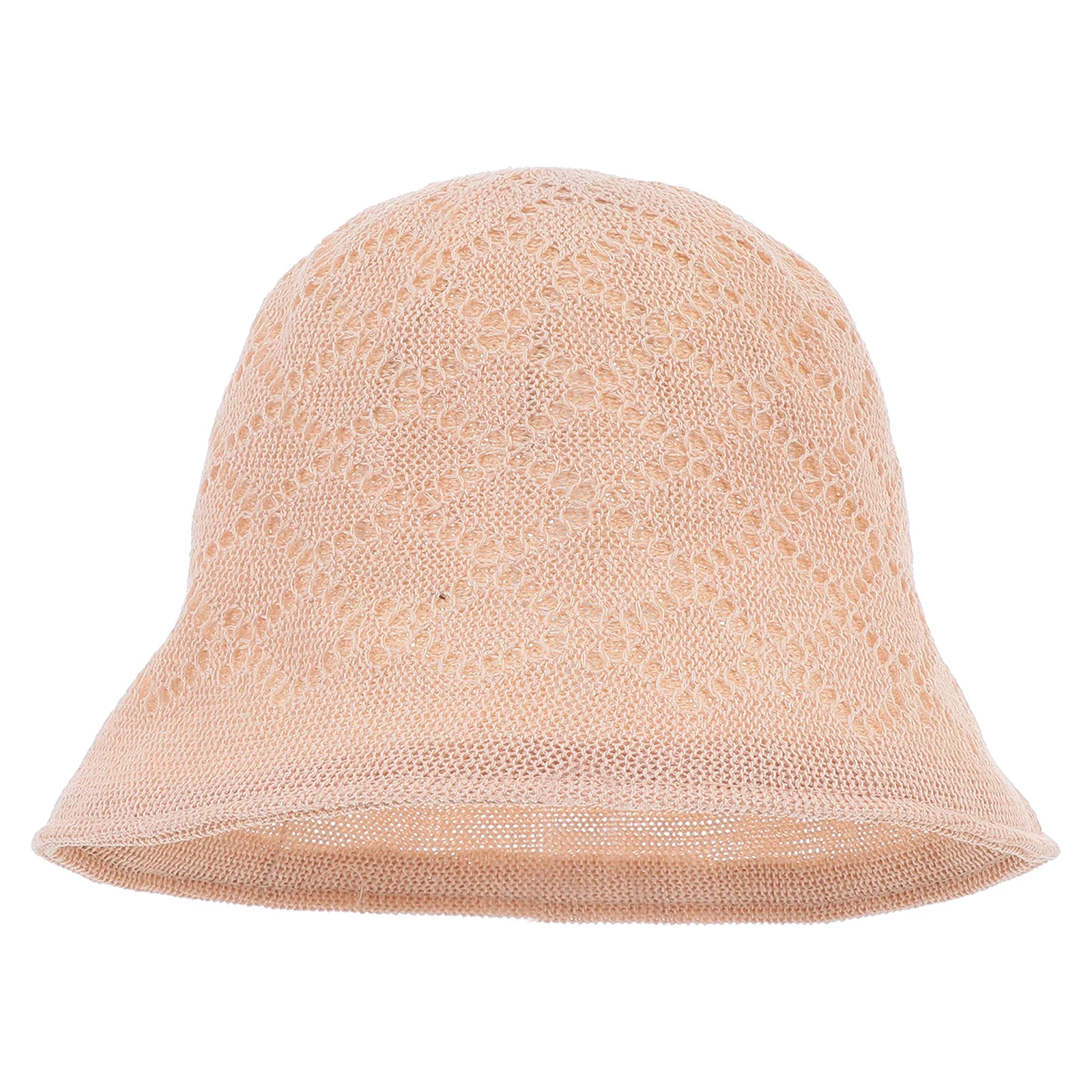 

Hollow Out Large Brim Fisherman Hat Breathable Summer Outdoor Cap Sunshade Windproof Soft Comfortable for Women