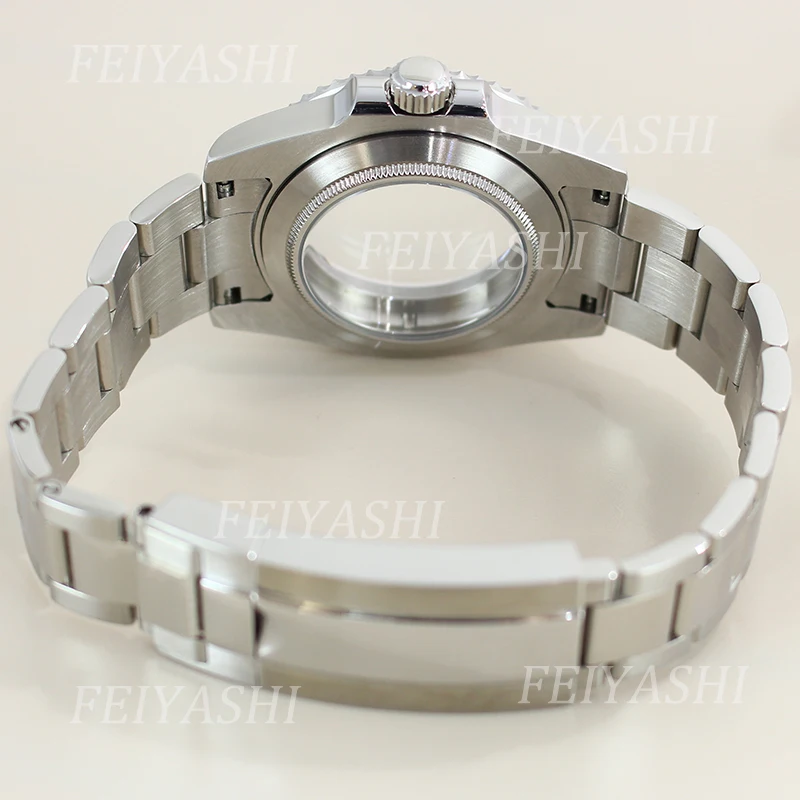 Sterile 40mm Watch Case 316L Stainless Steel For Seiko NH35 NH34 NH36/38 Miyota 8215 ETA 2824 Movement 28.5mm Dial Replace Parts