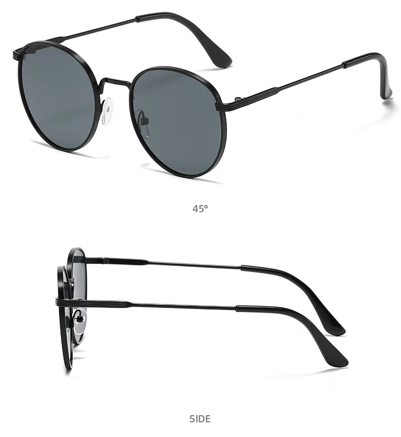 Neue trendige Sonnenbrille mit ovalem Rahmen im Retro-Hongkong-Stil, UV-Schutz, hochwertig und stilvoll 3220 – Detail 9
