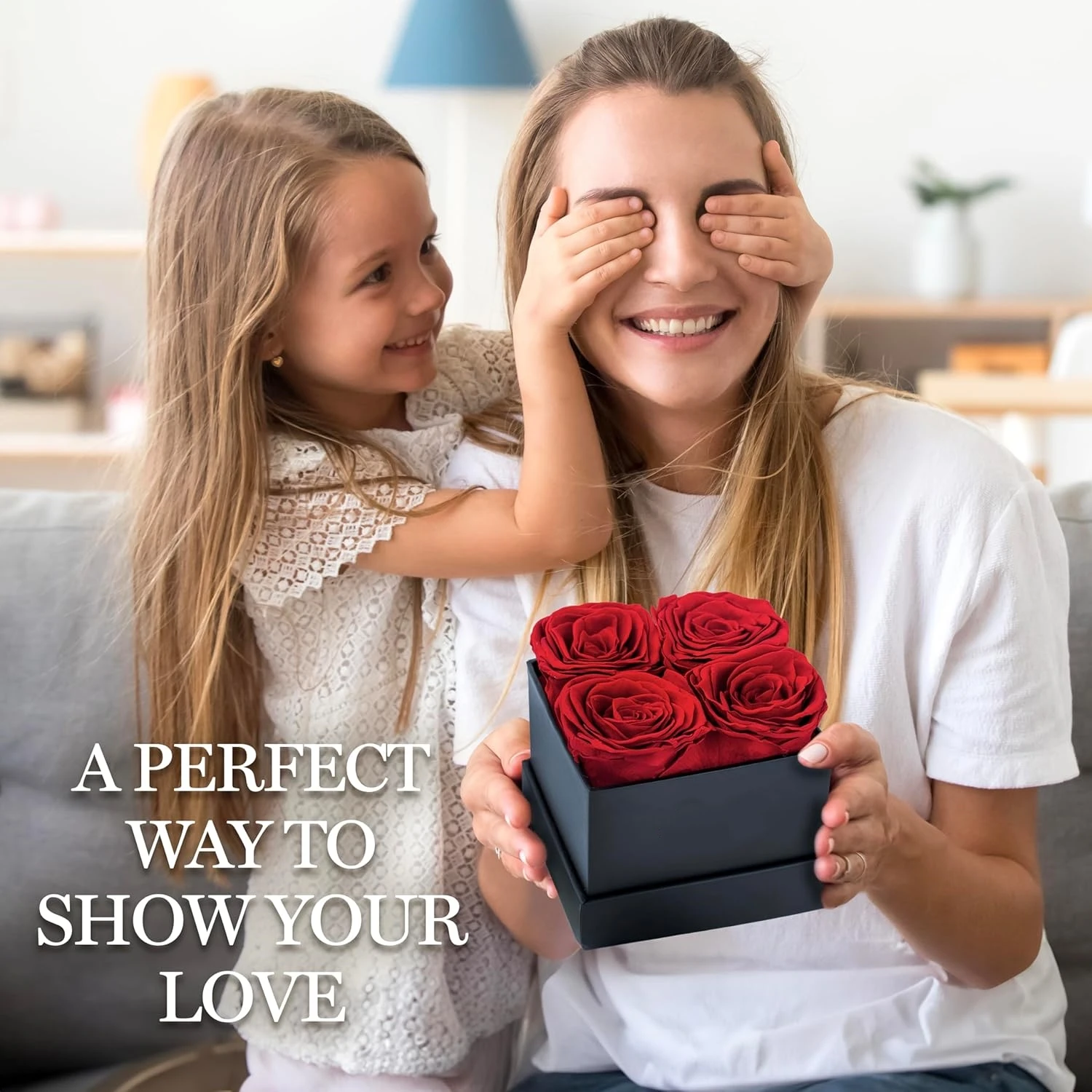 

Preserved Rose, Mothers Day Roses in a Box, Forever Preserved Roses Gift for Mom, Birthday Gifts for Mom/Girlfriend/Wife/Grandma