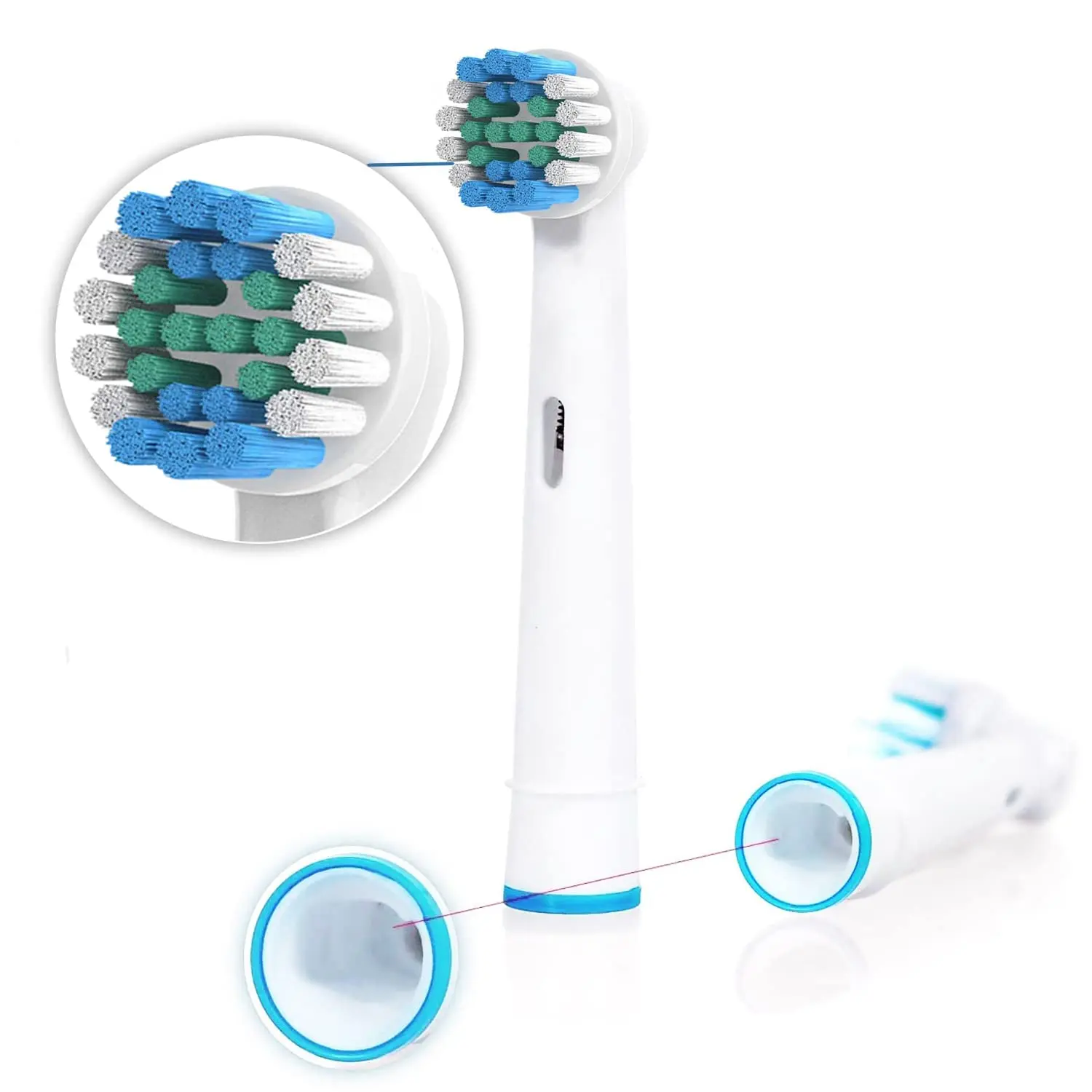 12 pz/pacco testine di ricambio per spazzolino elettrico orale B per Oralb Vitality Professional Care Pro Smart Genius e altro