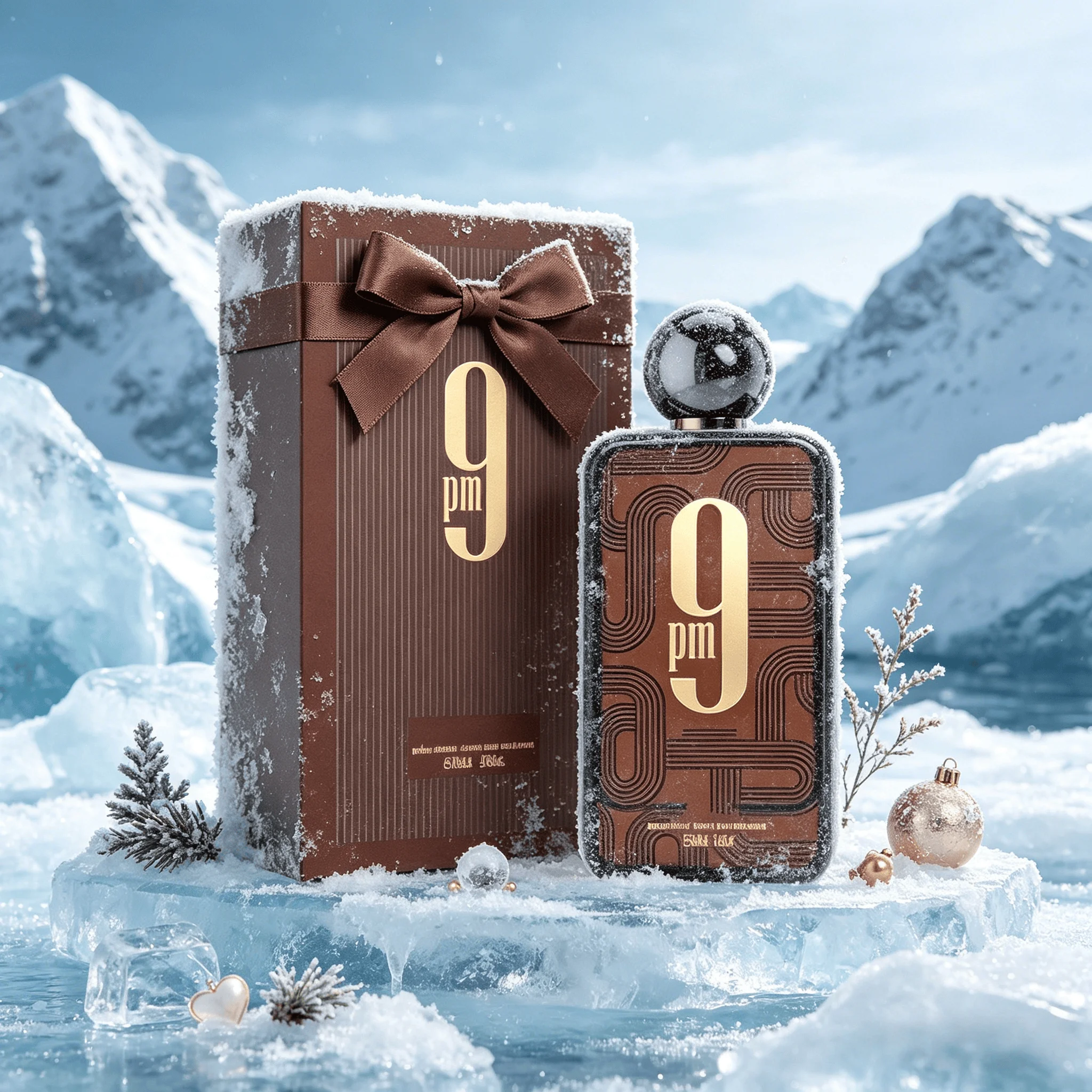 

9 P.M Red Neutral Fragrance 100ml, Natural Long-Lasting Eau de Toilette, Great for Valentine's Gifting