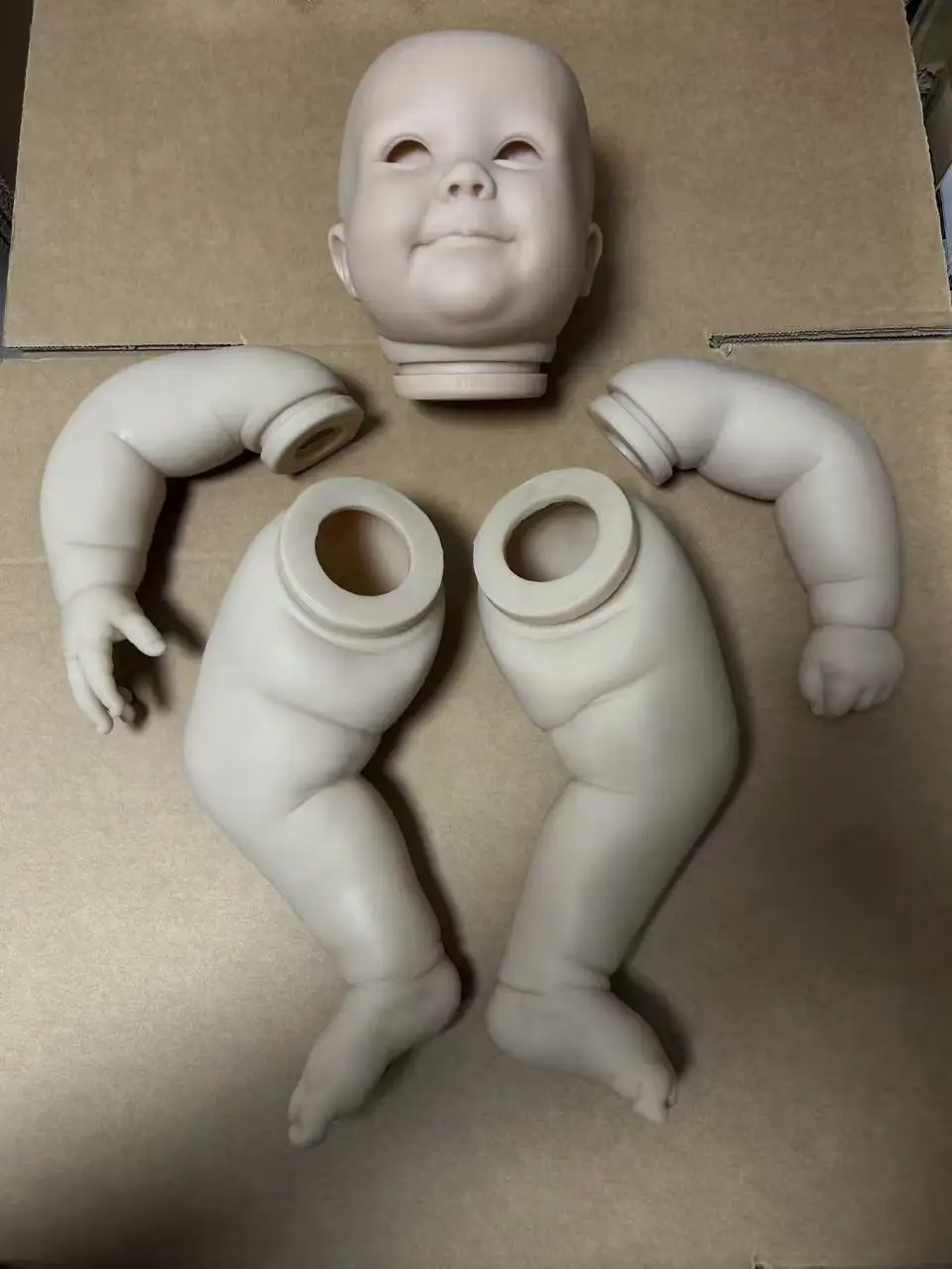 

St.Store Limited Offer 23inches JUNE 6 month Awake Reborn Doll Baby Unpainted Kit With Cloth Body