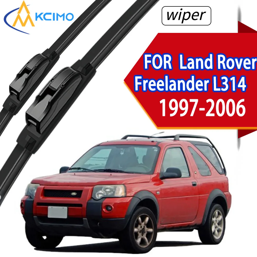 

2Pcs front windshield wiper blades for Land Rover Freelander L314, made of premium natural rubber for quiet, streak-free wiping