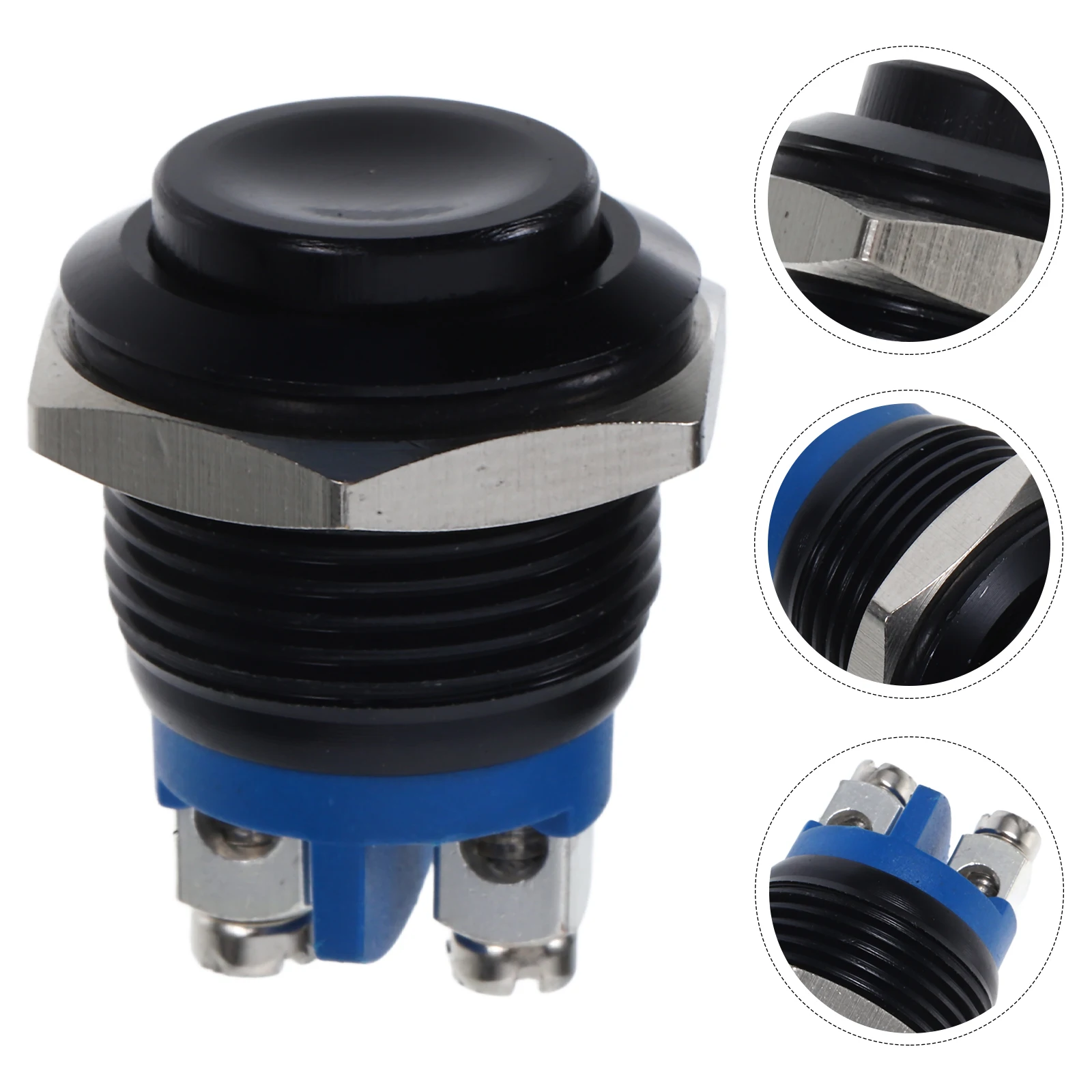 

16 мм самосброс мгновенный кнопочный переключатель металлический переключатель модификации автомобиля для автомобильных промышленных электрических проектов звуковой сигнал