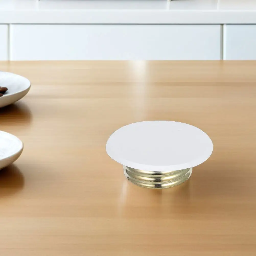 

8Pcs White Iron Flat Sprinkler Guard Plate Fire Sprinkler Cover Ceiling Mount Response High Temp Resistant Easy