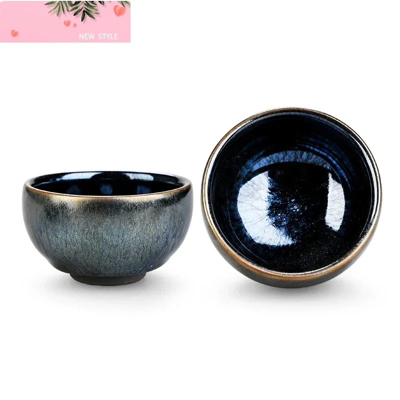 

4pcs/lot Japanese Kiln Change Ceramics Tea Cup Single Cup Tea Bowl Master Cup Chinese Make Tea Teaware Tea Accessories 70ml
