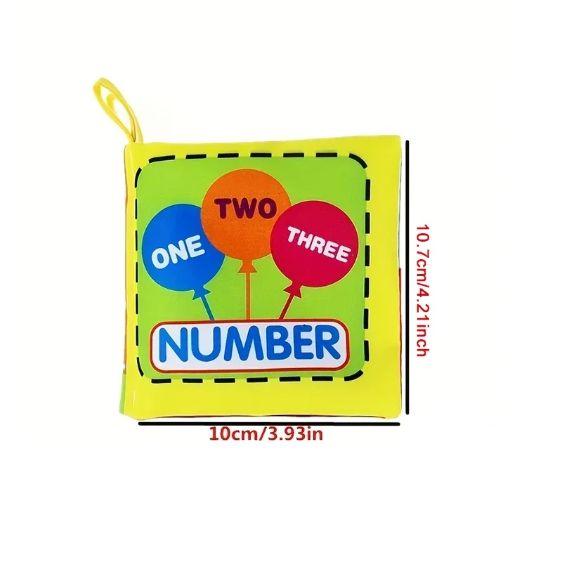 Baby Soft Cloth Book for Newborns 0-36 Months Book Cognitive Early Educational Toys for Kids Gift