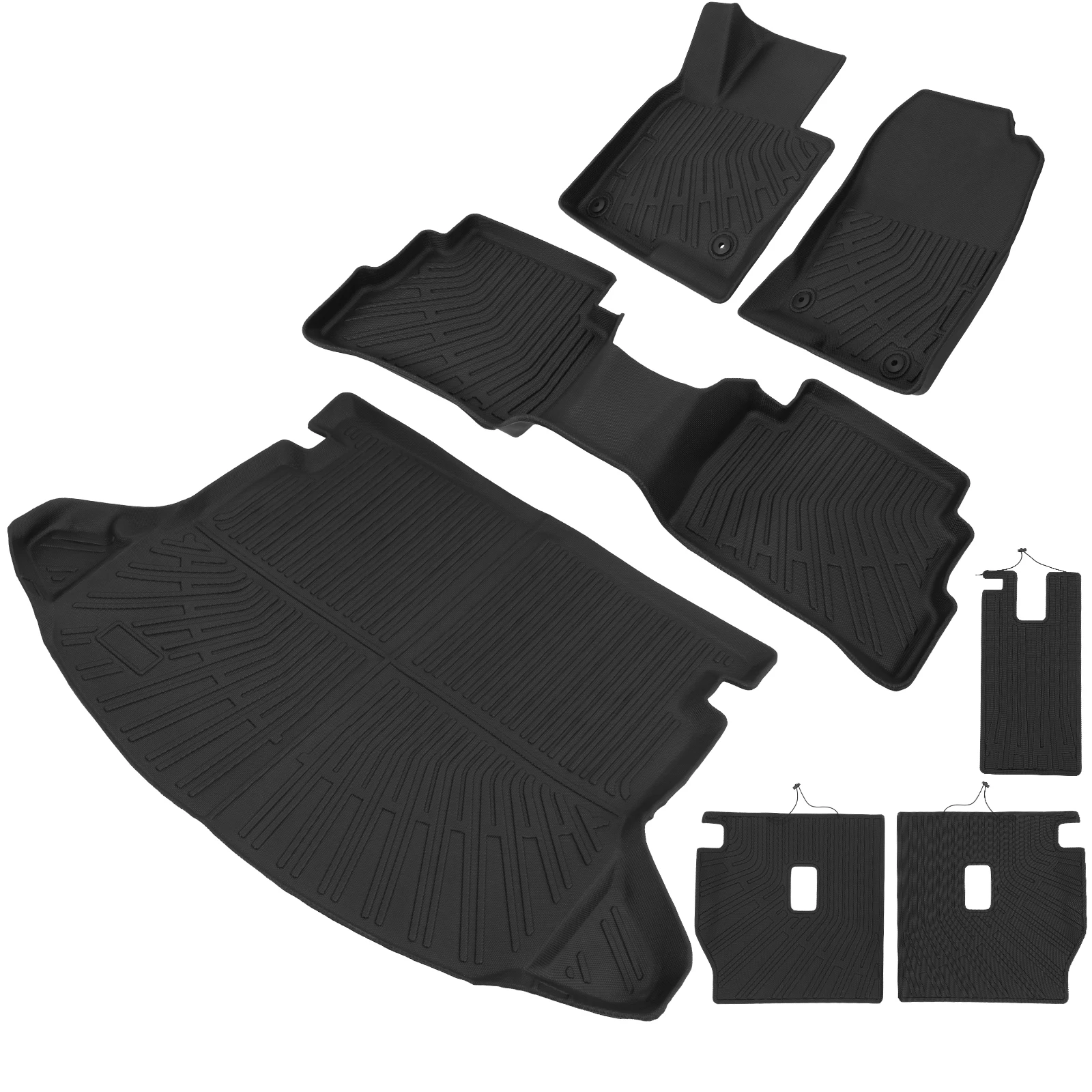 

Всепогодные коврики TPE, защитные накладки на спинки сидений и багажник для Mazda CX-5 2017-2025, аксессуары