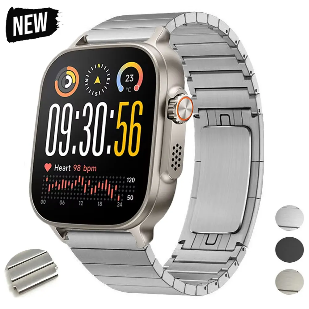 

Ремешок из нержавеющей стали 22 мм для Realme Watch 5 S Pro/2 2 Pro/3 3 Pro, металлический браслет для SUUNTO 9 PEAK/9 PEAK PRO/5 Peak, аксессуар