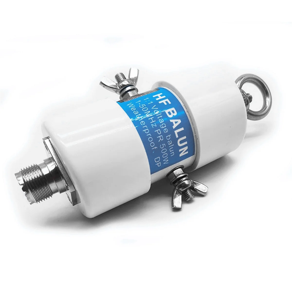 B04C-Universal 1:1 HF Balun Waterproof for 160m - 6m Band (1.8 - 50MHz) 500W for Shortwave Antenna Balun Short Wave