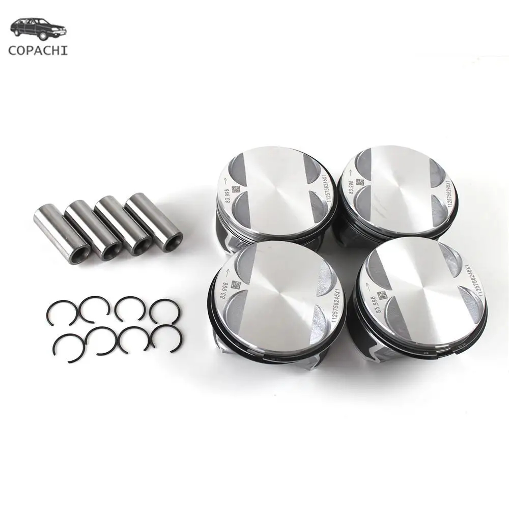 

4pcs N46B20B Engine Pistons Rings 11257562451 For BMW E60 E87 E90 118i 120i 318i 320i 520i 2.0L L4 11257548001 11257541469