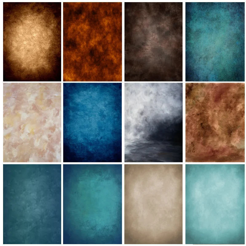 

ZHISUXI Vinyl Custom Photography Backdrops Props Abstract Gradient Portrait Vintage Theme Photo Studio Background LCJD-2298