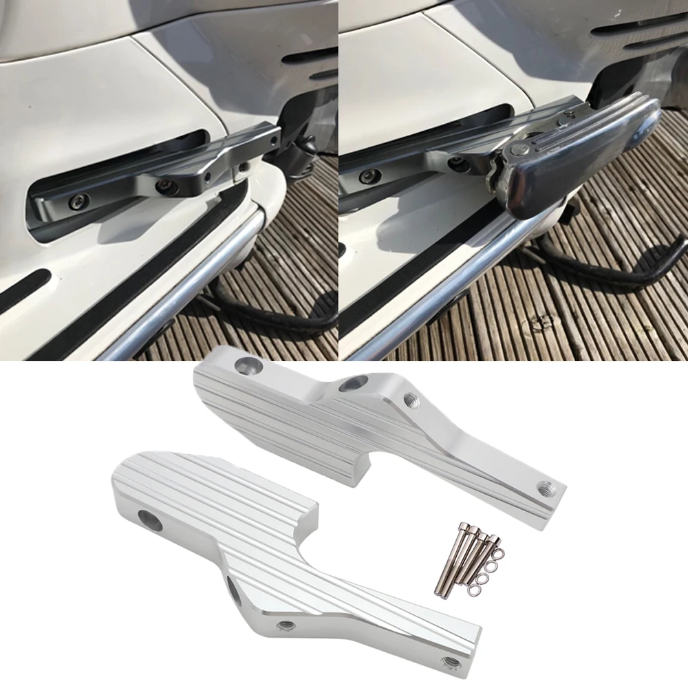 

Passenger Foot Peg Extensions Extended Footpegs for Vespa GT GTS GTV 60 125 150 200 250 300 300ie Universal CNC