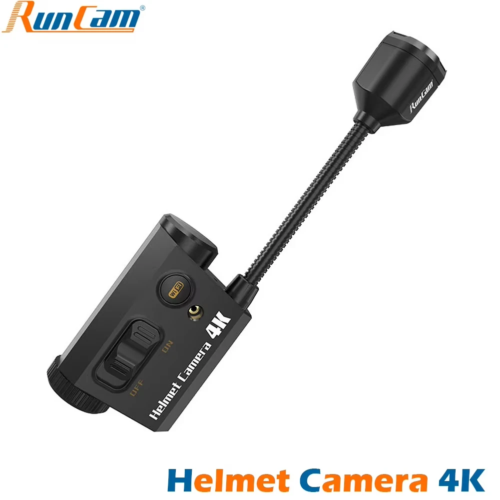 

RunCam Helmet Camera 4K Face Mask Recorder Airsoft Recording Long Battery Life 1920*1080 60fps Built-in Wifi Replaceable battery