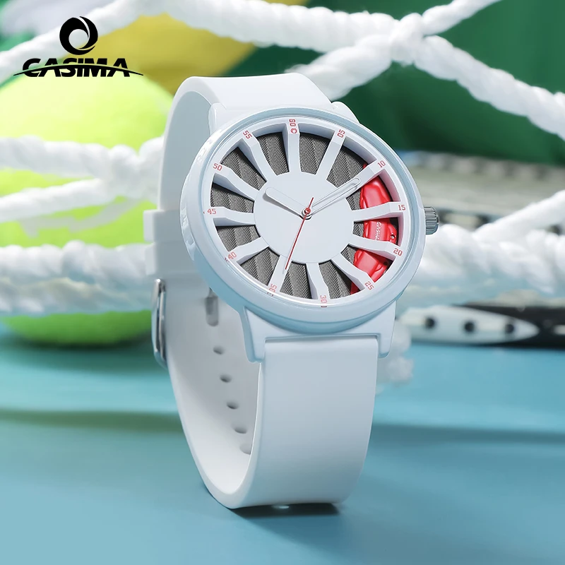 CASIMA Silicone Strap Sports Watches, Students Watches Couple Watches Quartz Movement, Waterproof, Model CS2151-1035