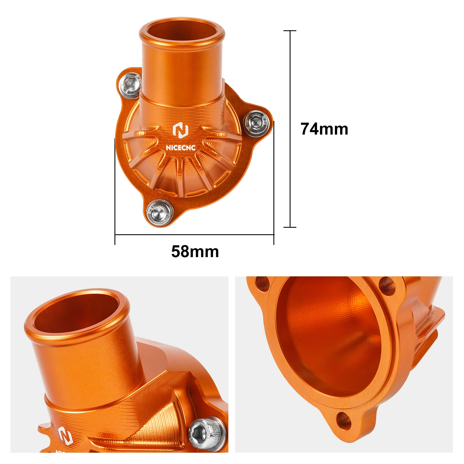 ل KTM 790 890 Adventure /R Duke/R 2018-2025 2024 ترموستات غطاء الإسكان ل Husqvarna Norden 901/إكسبيديشن 2022-2025