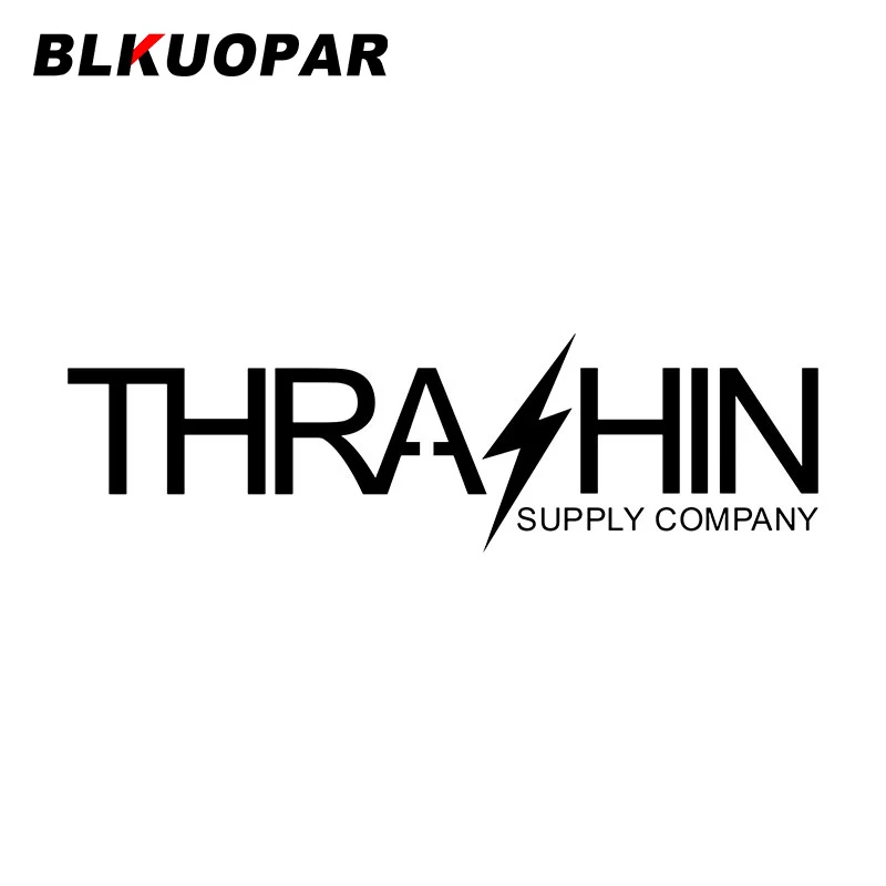 BLKUOPAR Thrashin Supply OG Logo Car Stickers Waterproof Holographic Occlusion Scratch Laser Decal Car Windshield Decoration - Image 2