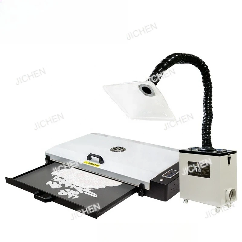 

60 см DTF пленочная печь A2 A3+ Сушилка для прямой отверждения пленки для принтера DTF Машина для выпечки горячего расплавающего порошка Белые текстильные чернила Руководство