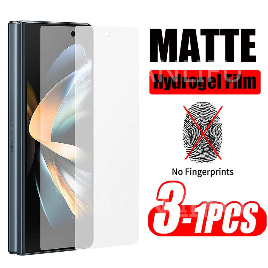 1-3 stücke Matte Hydrogel film screen protector Für Samsung Galaxy Z Flip5 Flip4 weiche film Für Samsung Z Flip4 Flip3 zfold 3 zfold4