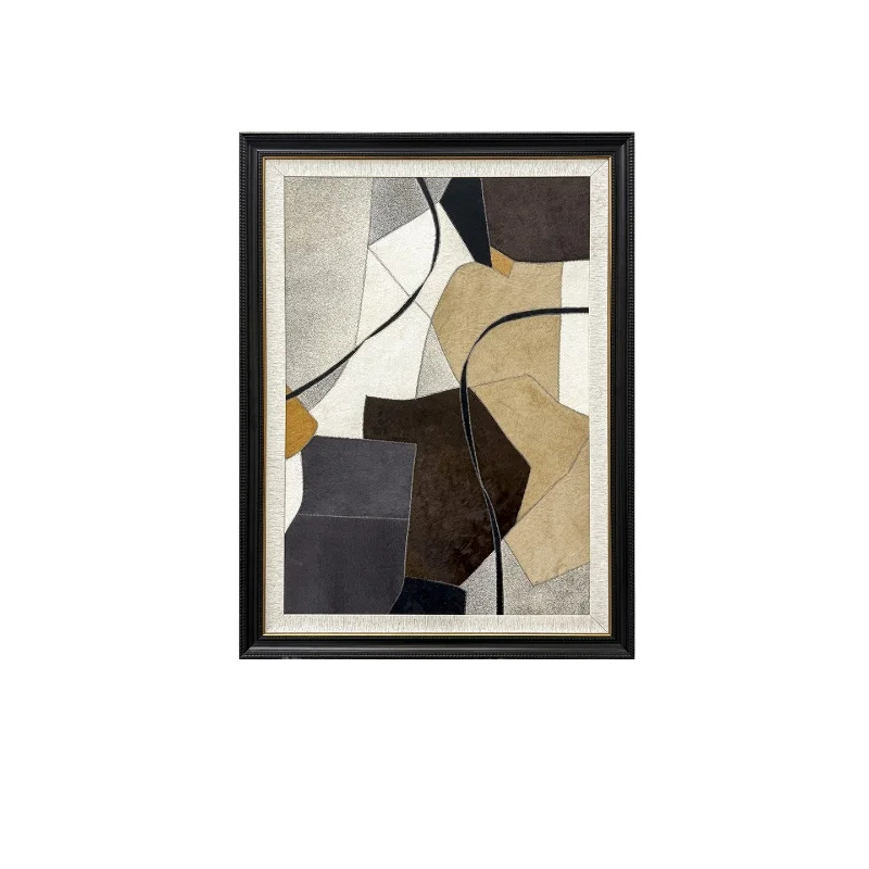 

Original works | Imported real cowhide "Prologue" antique living room decorative painting hanging painting