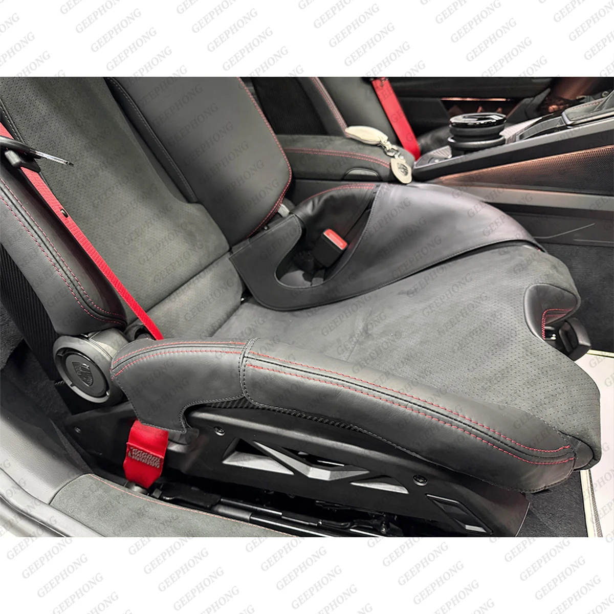 4Pcs Anti-Scratch Seat Side Guard Bucket Seat Bolster Protector for Porsche 911 992.2 GT3 Touring Turbo S, Interior Accessories