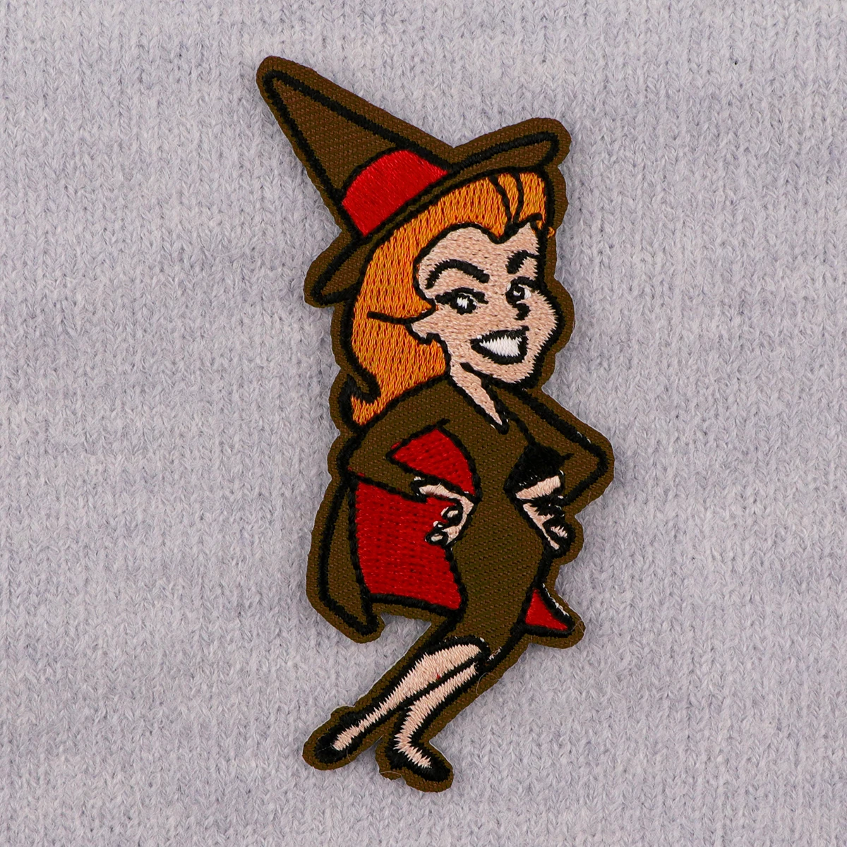 Funny Witch Embroidery Patch Halloween Iron On Patches For Clothing Thermoadhesive Patches On Clothes DIY Sew Badges