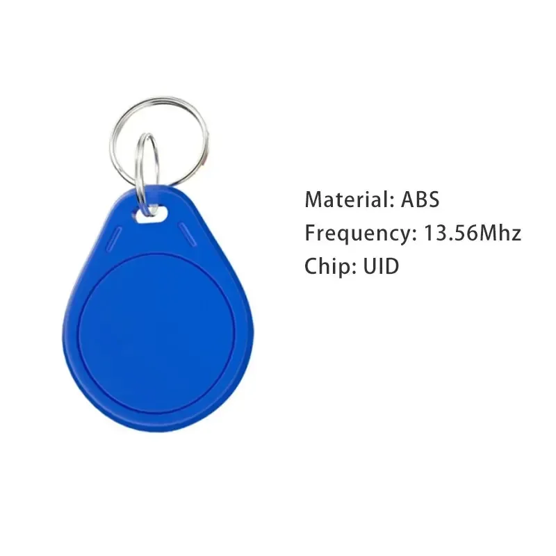 13.56Mhz UID Block 0 Sector Rewritable RFID Mif 1k S50 UID Changeable RFID Card Tag Keychain Key Keyfob ISO14443A