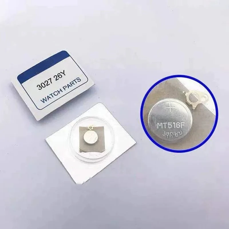 ，。for Seiko light kinetic energy watch special rechargeable battery MT516 3027-26Y，。