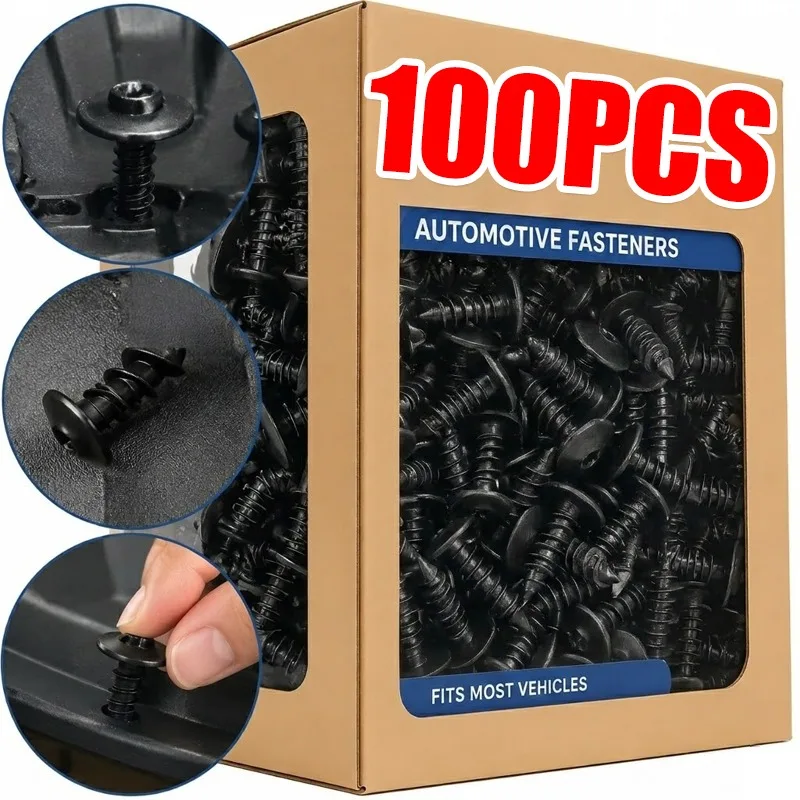 Parafuso Autoatarraxante Torx M5*16 para Forro de Arco de Roda, Fixador de Resguardo Inferior do Motor e Protetor de Respingos para VW T20
