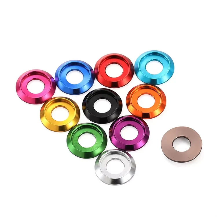 Colori Alluminio Anodizzato M2 M2.5 M3 M4 M5 M6 M8 Pan/Butto/Cup Head Rondelle RC/FPV/PC/Drone/Giocattoli/Accessori Meccanici Parti