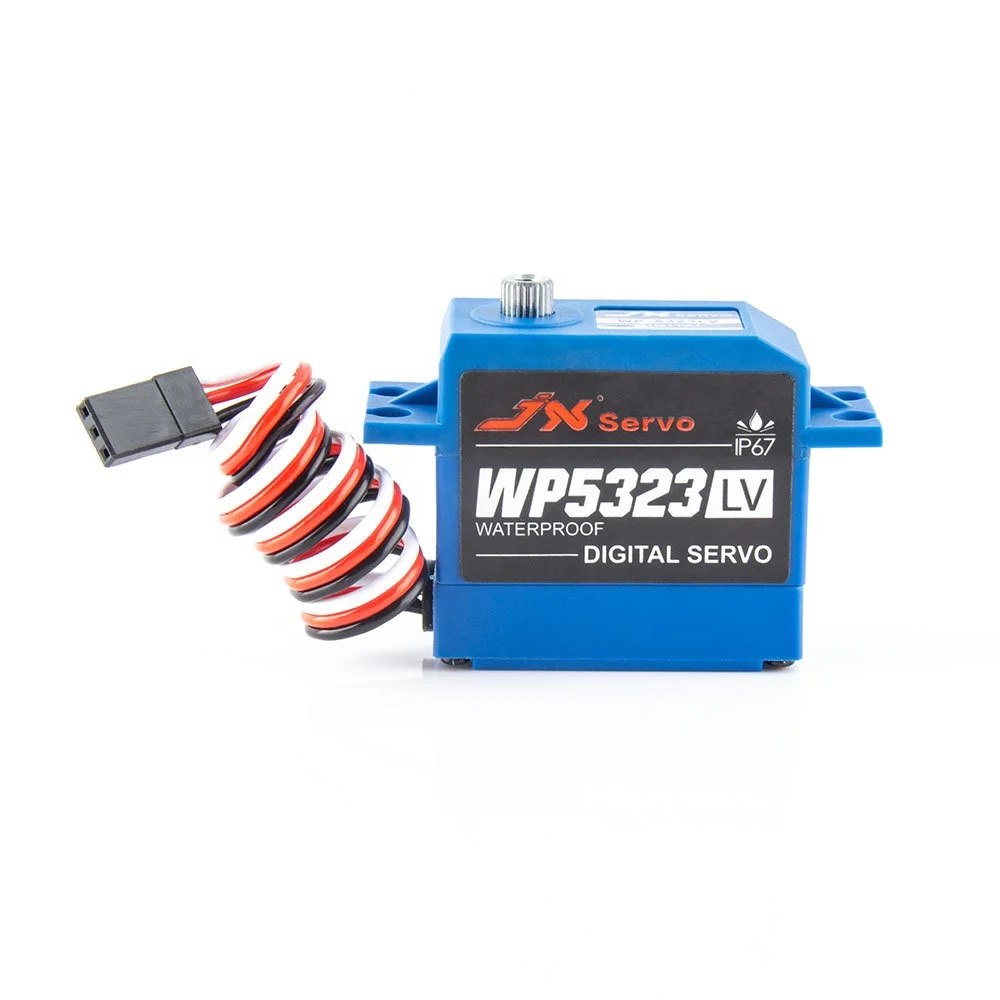 

JX 23 кг цифровой водонепроницаемый сервопривод WP5323LV 6,0 В IP67 стандартный сервопривод с металлической шестерней 1/8 1/10 радиоуправляемые автомобили и лодочные моторы