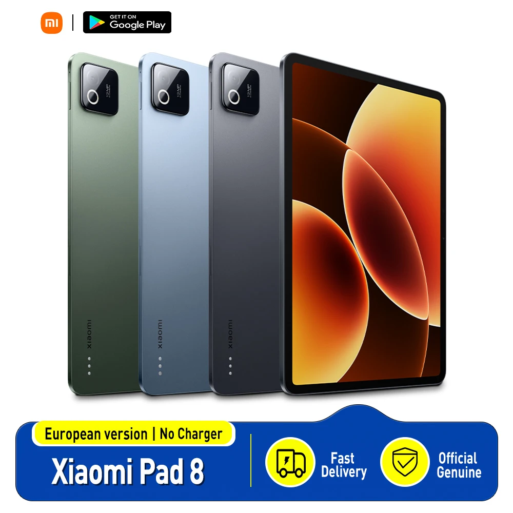 Xiaomi Pad 8 Tableta 128GB/256GB, Pantalla 11,2" 3,2K 144Hz, Snapdragon 8s Gen 4, Cámara 13MP, 9200 mAh, Dolby Atmos, Wi-Fi 7, Sin Cargador
