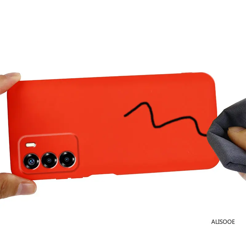 Für ZTE Blade V40 Vita Fall Flüssiges Silikon Weiche Stoßfest Voller Schutz Zurück Abdeckung für ZTE Blade V30 V40 Vita Capa Fundas