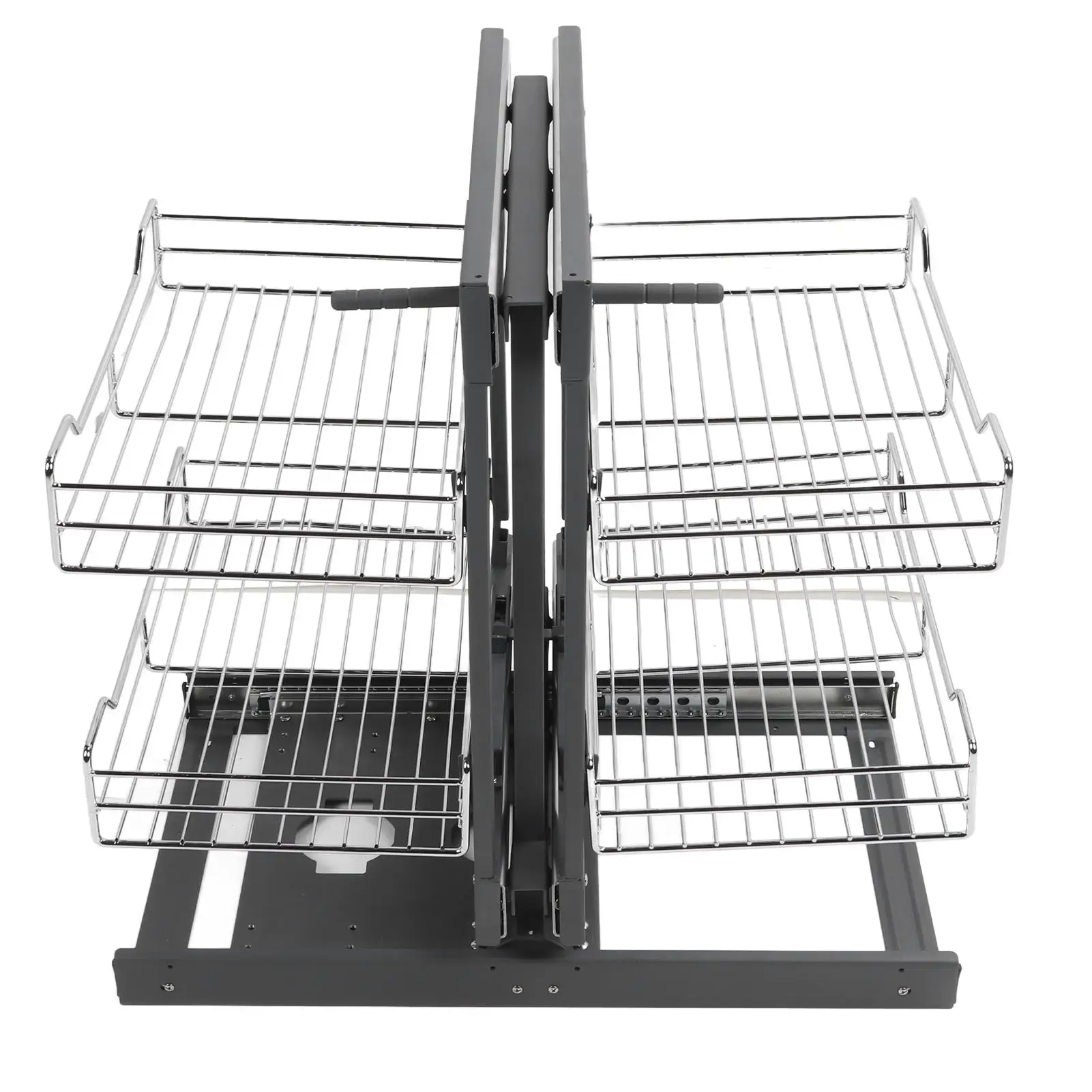 Organizer da cucina estraibile ad angolo cieco, armadio scorrevole da 800 mm per spezie e condimenti