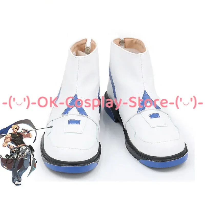 Sin Kiske Cosplay Shoes Game Guilty Gear Cosplay Props PU Shoes Halloween Carnival Boots Custom Made