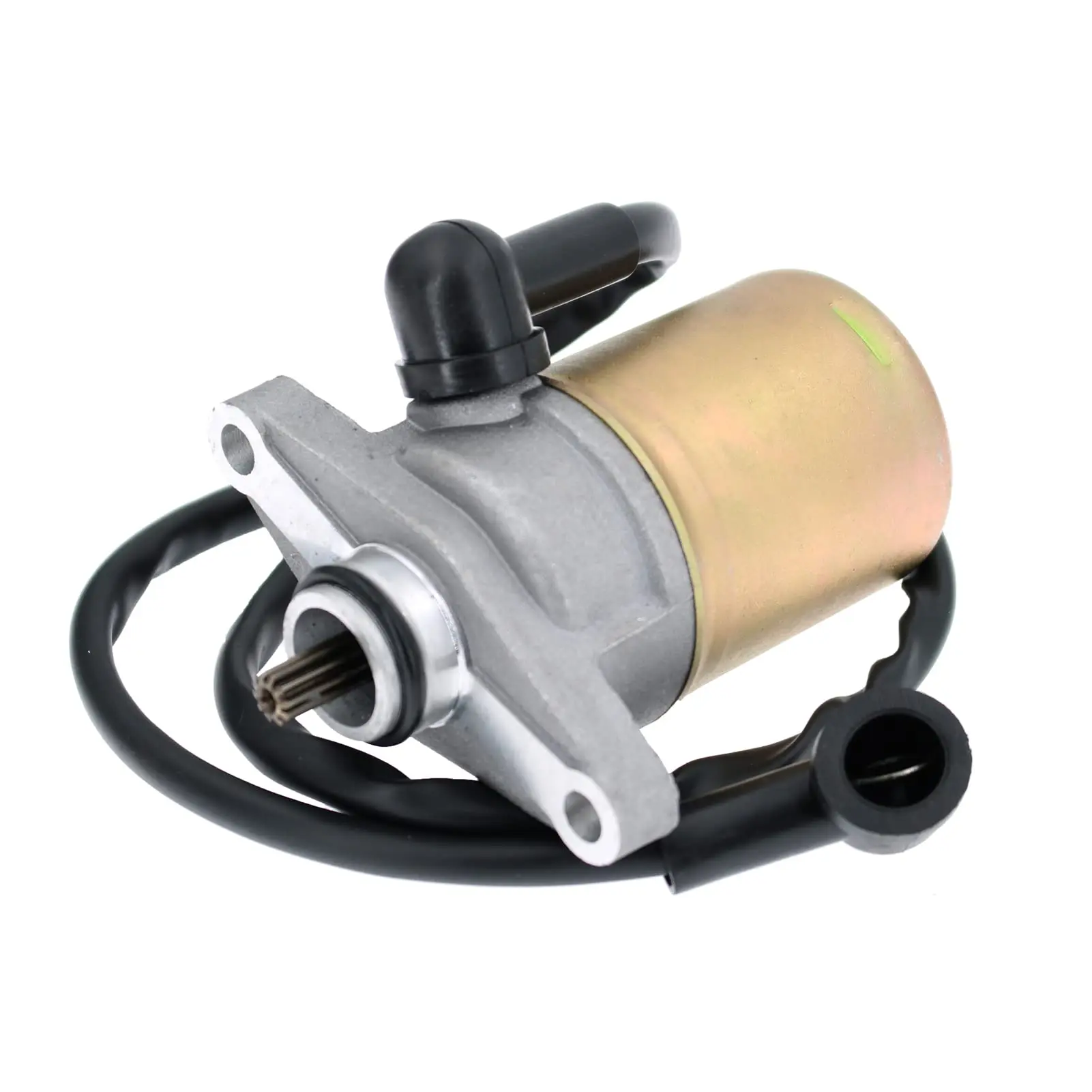 GY6 49cc 50cc 80cc 100cc Durable Starter Motor with Wire for 4-Stroke 139QMA 139QMB 147QMD Scooter Moped ATV Go-Kart Engine