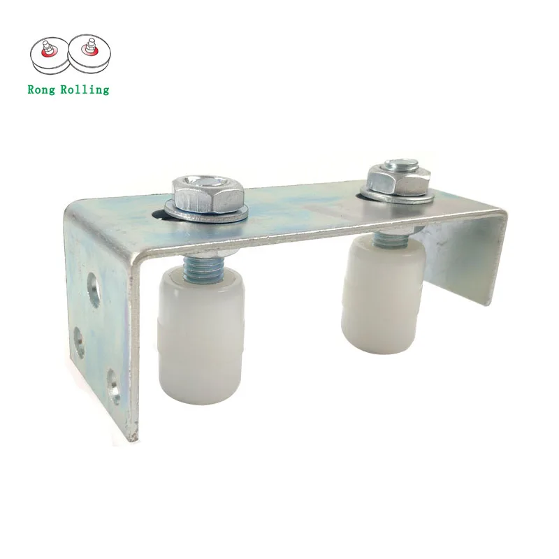 Sliding gate upper guide roller bracket with nylon rollers diameter 30mm,length 40mm,door guide roller with  M14X68 screw.