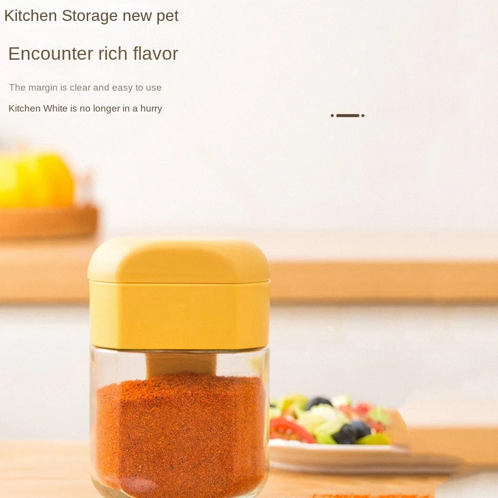 Retractable Retractable Seasoning Jars Paprika Protable Plastic Spice Container Leak-proof Condiment Canister Kitchen Tool