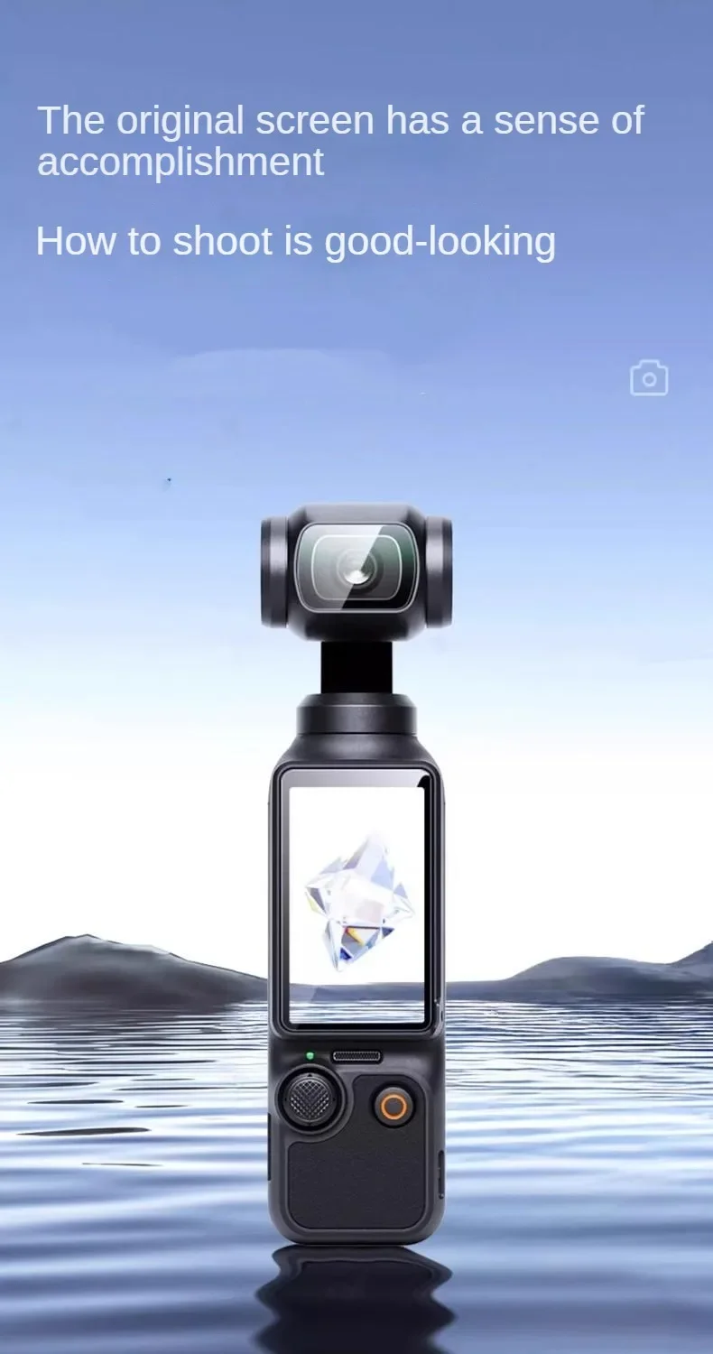 For DJI OSMO Pocket3 Tempered Glass Screen Protector  Coating Automatic Positioning Pocket 3