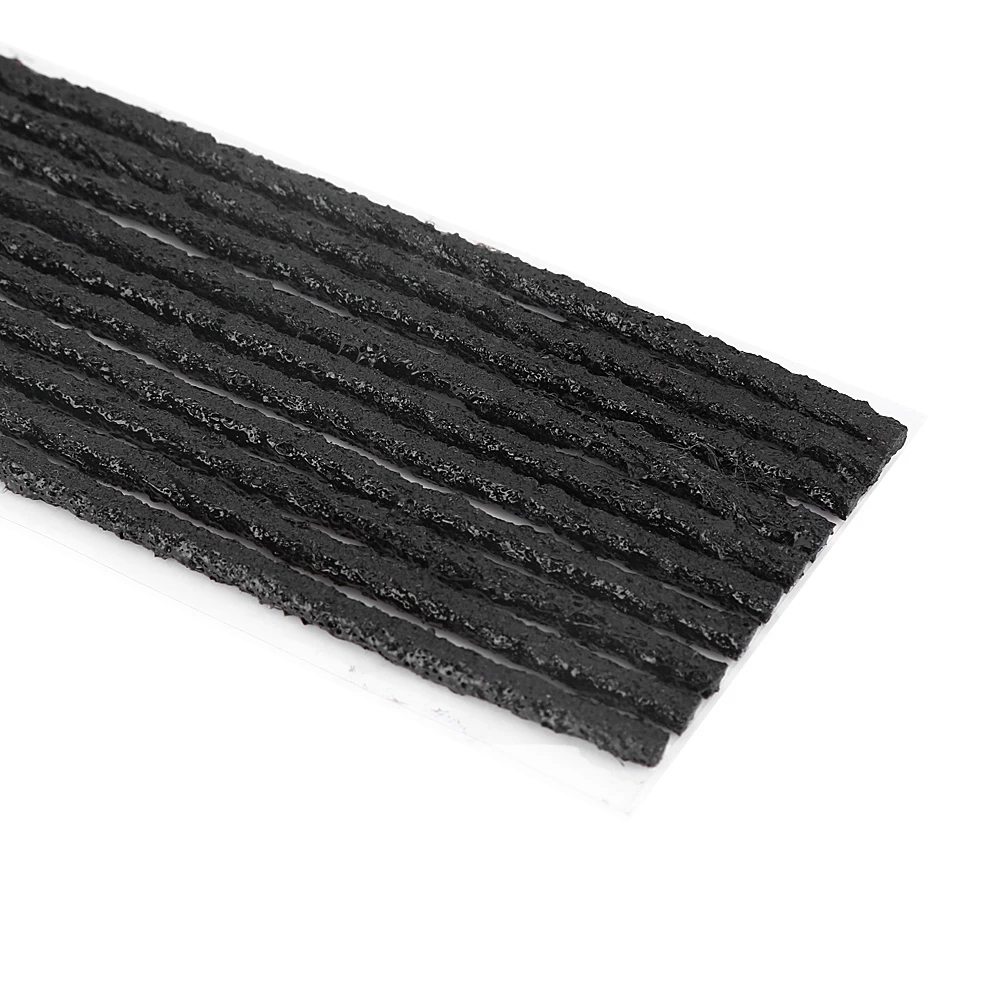 50Pcs Black Tubeless Tyre Tire Puncture Repair Seal Rubber Strips Car Motorcycle Performance Repair Tape Heat-resistant