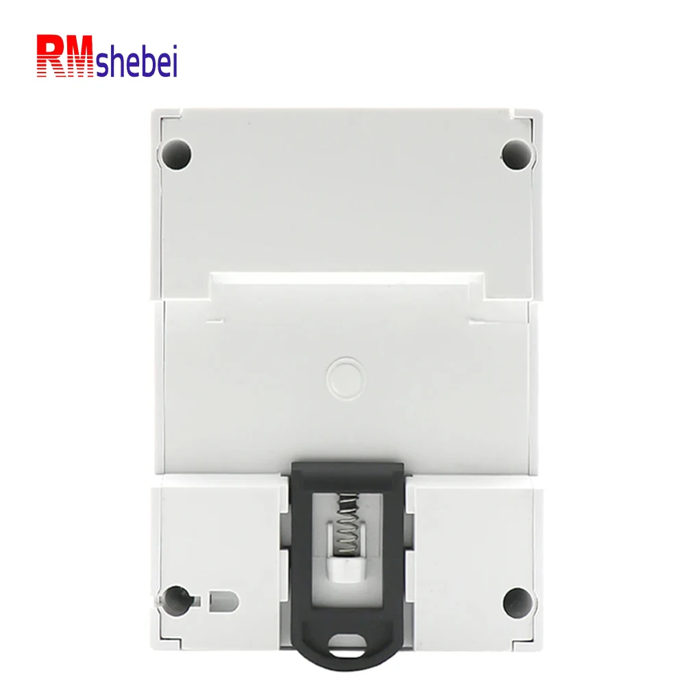 RMshebei Din السكك الحديدية التيار المتناوب 230 380 فولت 3 المرحلة 4 سلك مقياس الطاقة مراقبة استهلاك الطاقة كيلوواط ساعة متر Wattmeter Bivolt 100A 50/60 هرتز LCD