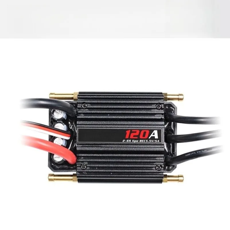 remote-control-ship-model-water-cooling-violent-brushless-waterproof-esc-50a-70a-90a120a-150a-2-6s