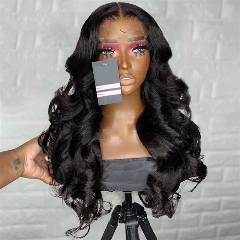 

Preplucked Soft 26Inch 180Density Long Wave Lace Front Wig For Women With BabyHair Daily Glueless Fashion Wig