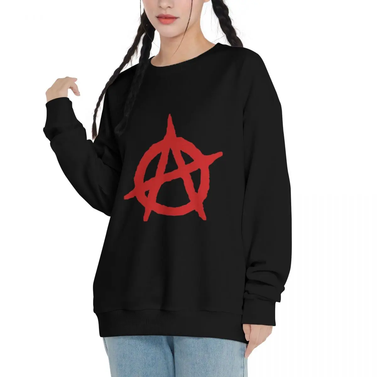 Anarchy Anarchism Anarchist Casual Sweatshirts Men Women Cotton Basic Hoodies Pullover Hiphop