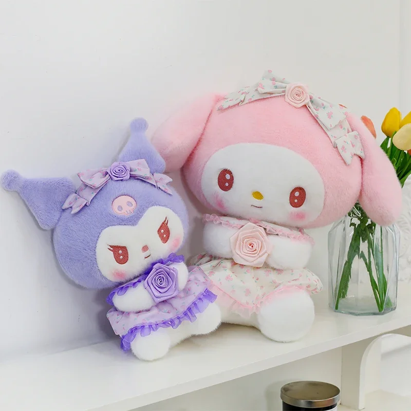 Sanrio Hello Kitty Kuromi My Melody Cinnamoroll Knuffel Dieren Poppen Kinderen Slapen Kussens Gevulde Pop Verjaardagscadeau
