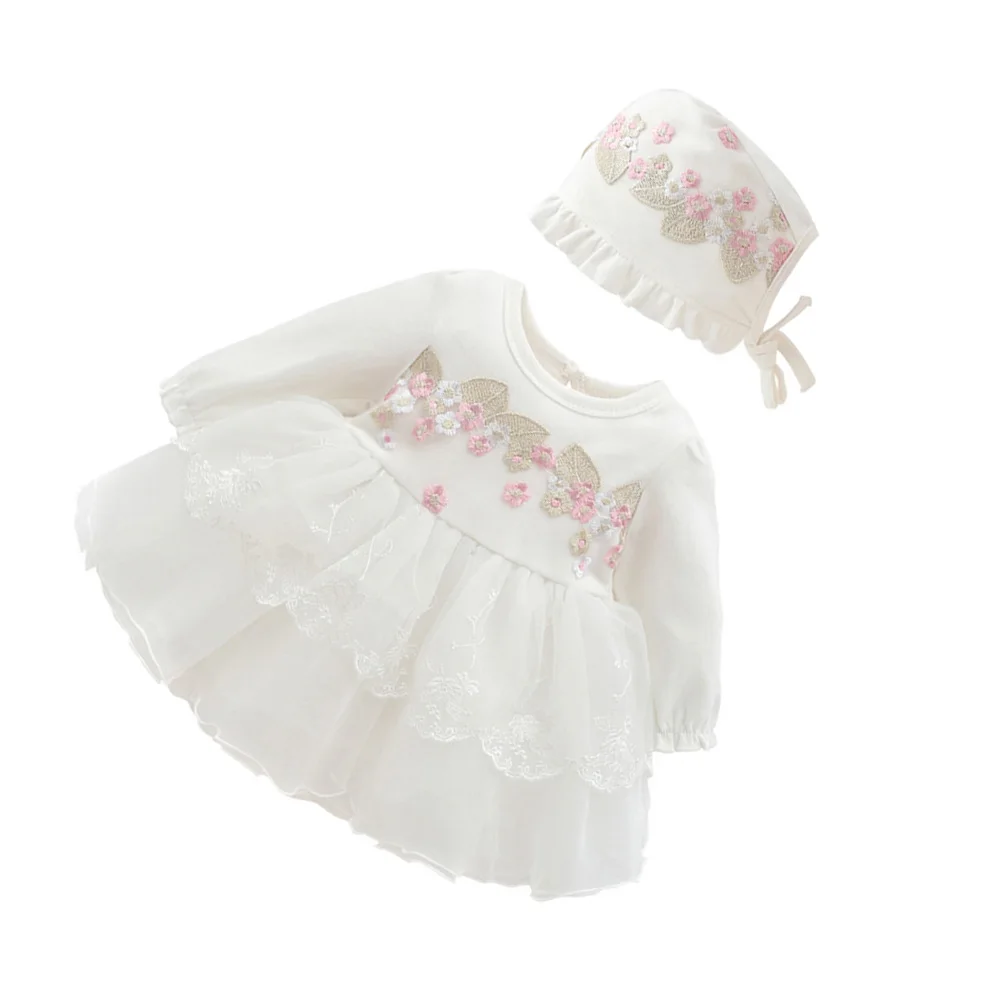 Princess Dress Skirts with Hat Spring and Fall Tutu for Baby Girls
